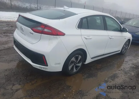 2017 Hyundai Ioniq Hybrid Sel z USA, uszkodzony, nr VIN KMHC75LC1HU031883